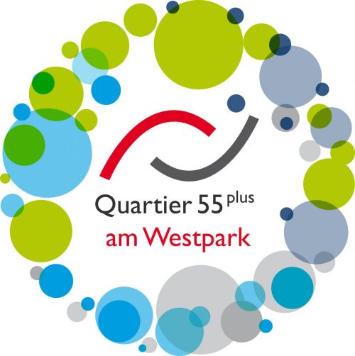 Logo vom Quartier 55 plus am Westpark