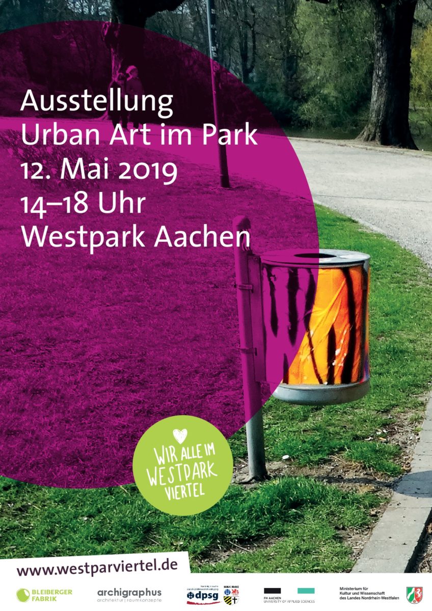 Plakat Urban Art im Park