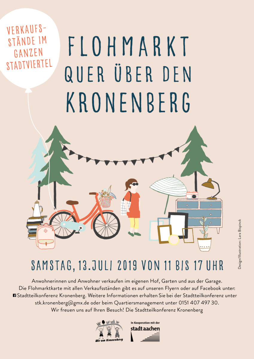 Flohmarkt quer über den Kronenberg