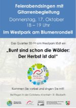 Feierabendsingen im Westpark mit Gitarrenbegleitung