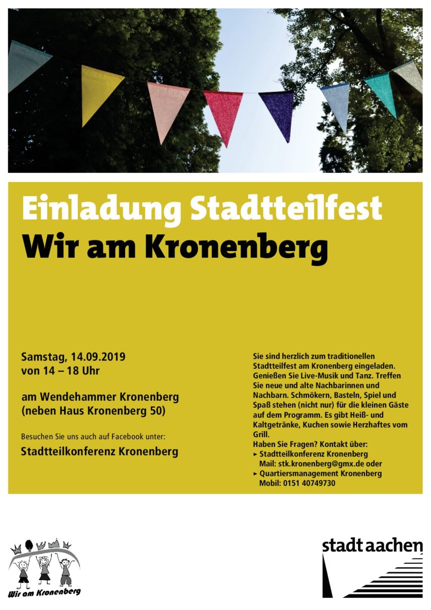 Stadtteilfest "Wir am Kronenberg"
