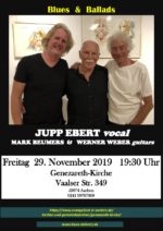 Blues and Ballads - Konzert mit Jupp Ebert in der Genezareth-Kirche