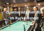 Quartiersstammtisch im Kuckucksnest entfällt