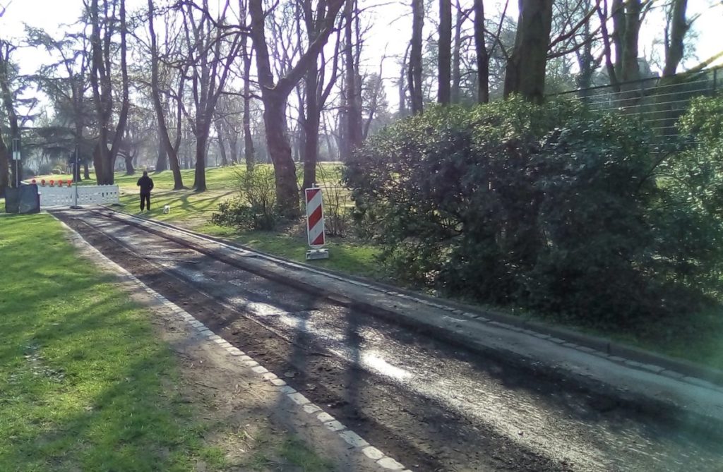 Sanierungsarbeiten im Westpark