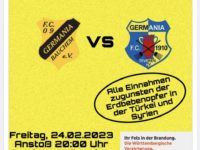 FC Germania Bauchem: Benefizspiel für die Erdbebenopfer in der Türkei und Syrien