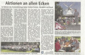 Bericht im Mindener Tageblatt