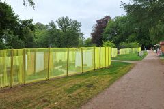 Themengärten hinter "Wänden"