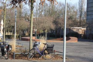 Foto Schnecke mit Fahrrad