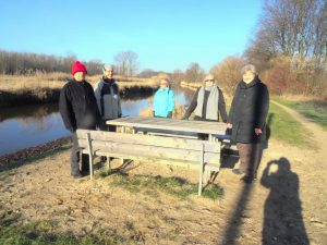 Foto Erste Pausenmöglichkeit an der Niers