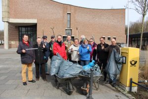 Gruppenfoto Frühjahrsputz 