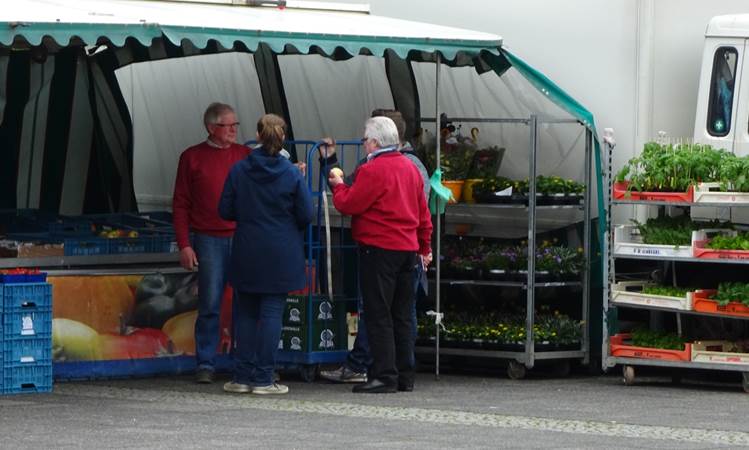 Foto Marktstand