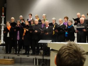 Foto vom Chor Laudate unter der Leitung von Christian Gössel