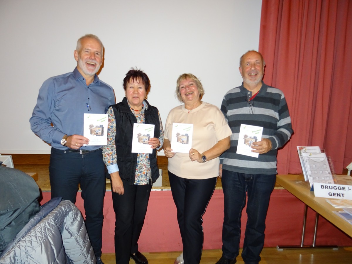 Foto Reiseleiter v.l.n.r.: Bernhard Ueberdick, Irene Wistuba, Rose Terheiden und Manfred Schenk