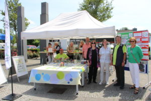 Foto Infostand Quartiersentwicklung Hagelkreuz