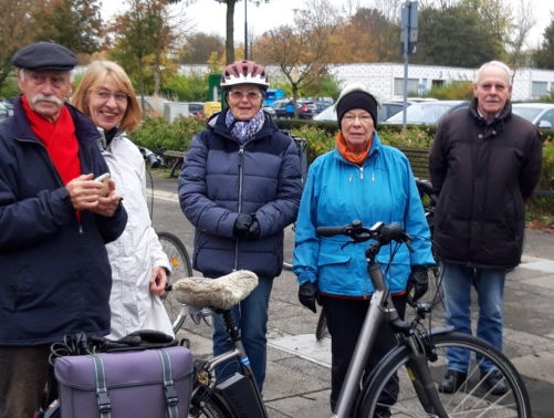 Gruppenfoto Fahrradgruppe