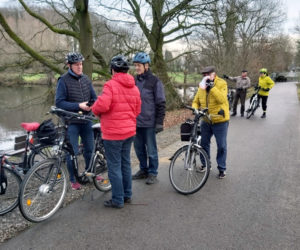 Foto Gruppe Radfahrer