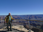 Foto Man vor Grand Canyon