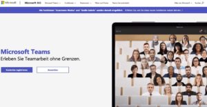 Screenshot von Microsoft Teams