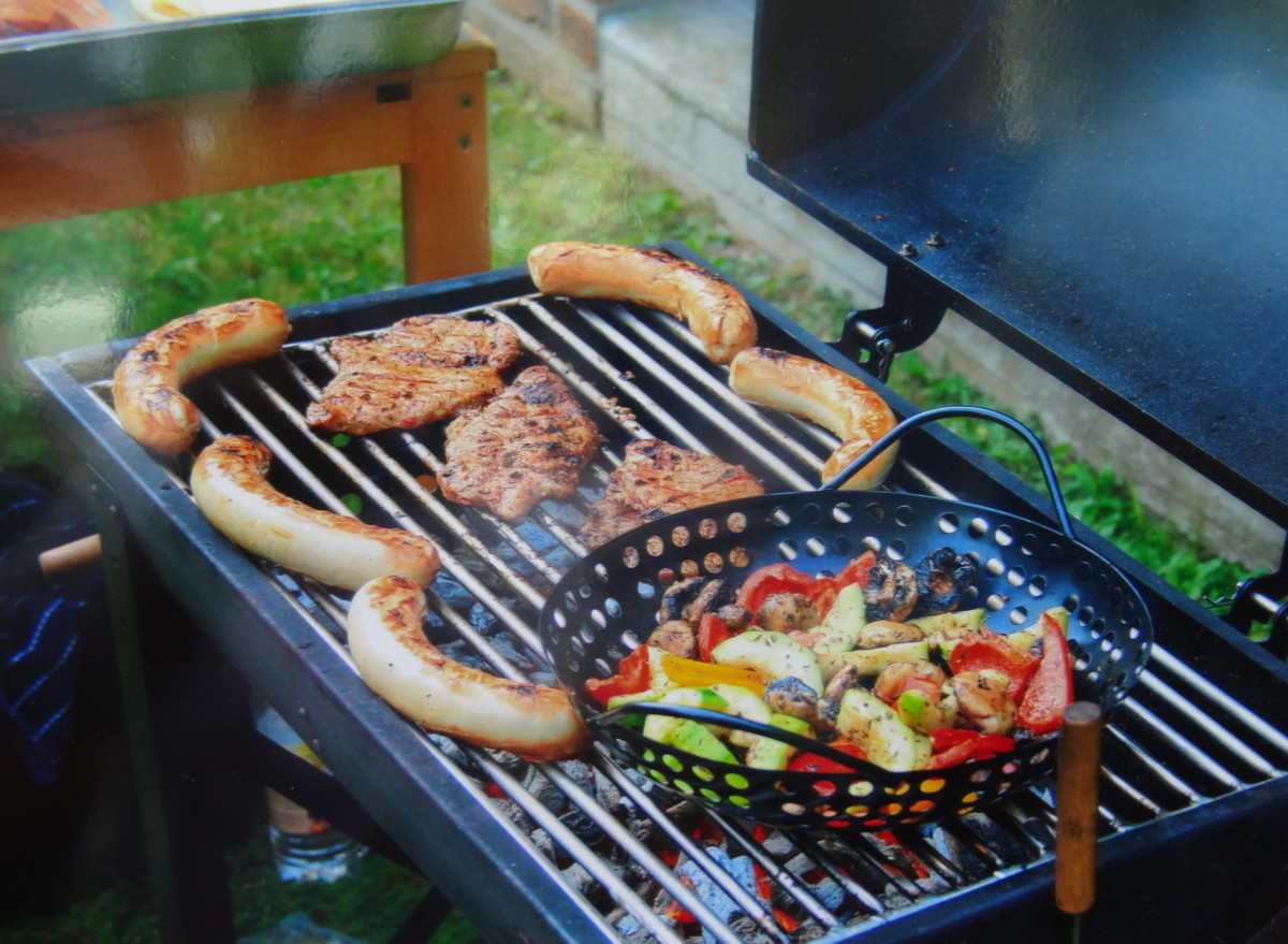 Foto vom Grillfleisch auf dem Grillfest 2019