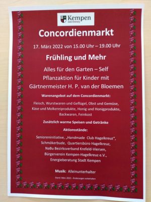 Plakat Concordienmarkt