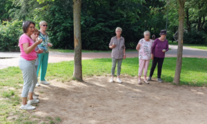 Gruppenfoto Boule-Spiel