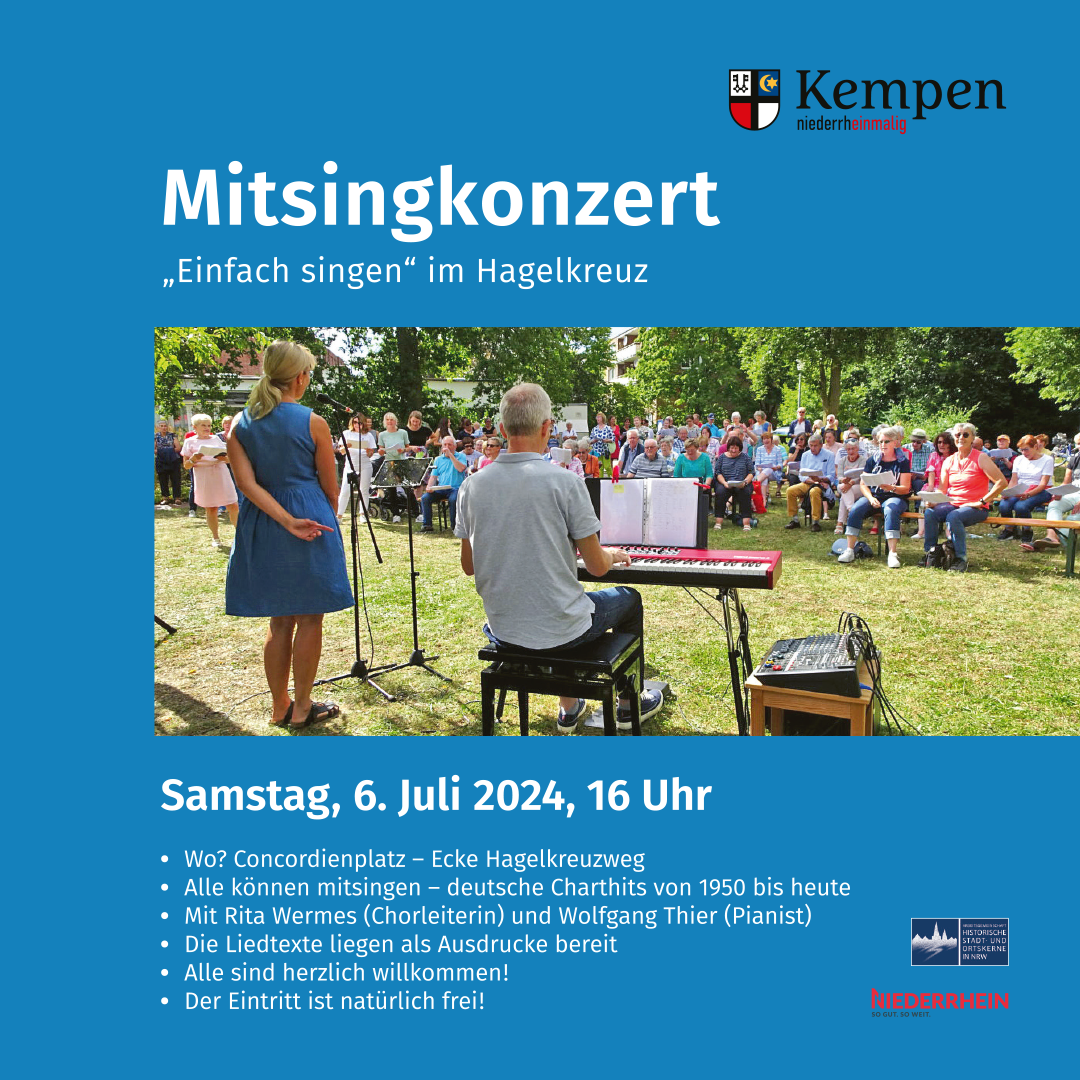 Plakat Mitsingkonzert