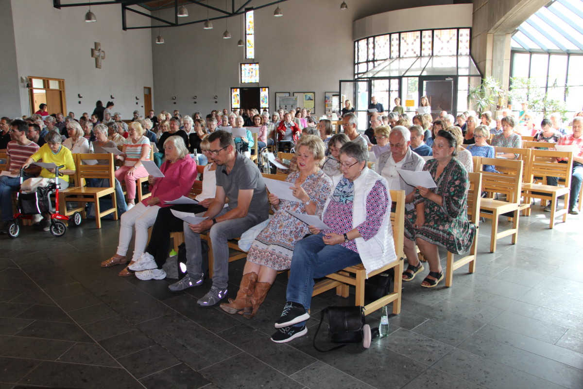 Gruppenfoto Sänger von vorne