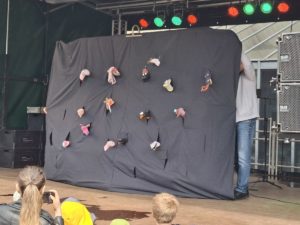 Foto Auftritt ALS Sockentheater