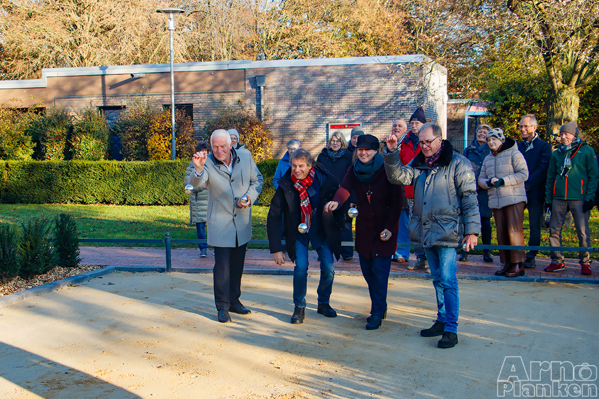 Gruppenfoto Christoph Dellmans, Ingo Behr, Frau Brors, Willi Stenhorst