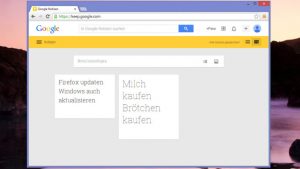 Google-Notizen-Keep