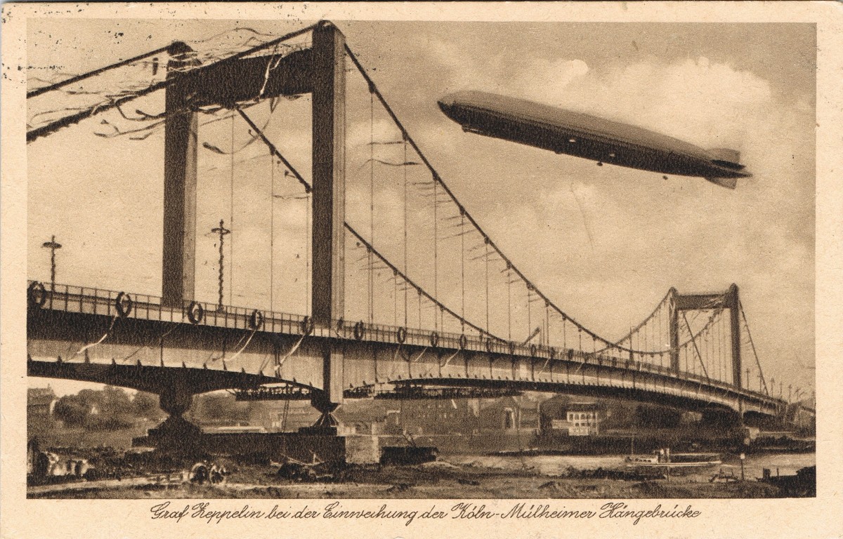 Einweihung der ersten Hängebrücke (1929)