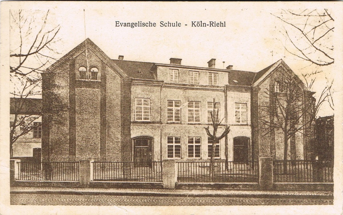 Schule an der Stammheimer Straße um 1925
