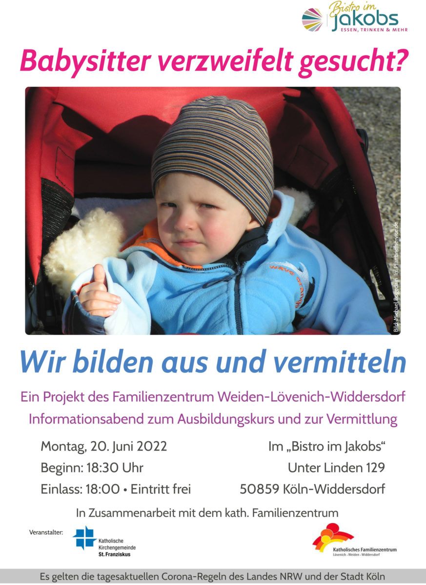 Babysitter verzweifelt gesucht - wir bilden aus und vermitteln