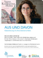 Autorenlesung mit Anna Katharina Hahn