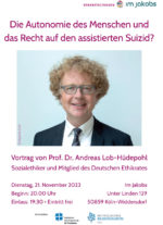 Die Autonomie des Menschen und das Recht auf assistierten Suizid?