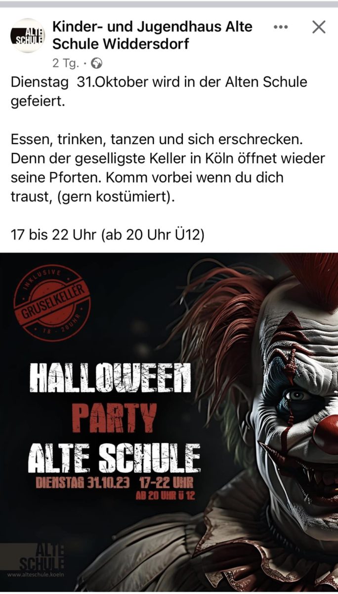 Hallowen Party - Alte Schule