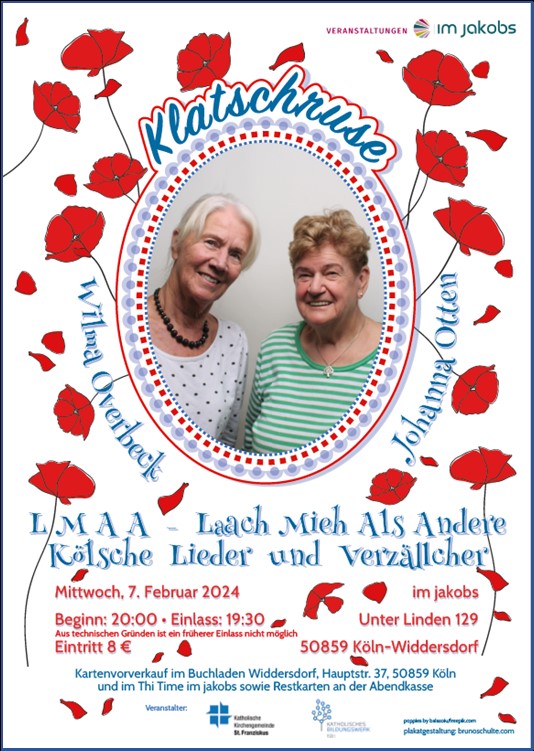 "Lach mieh als andere" - Kölsche Lieder und Verzällcher