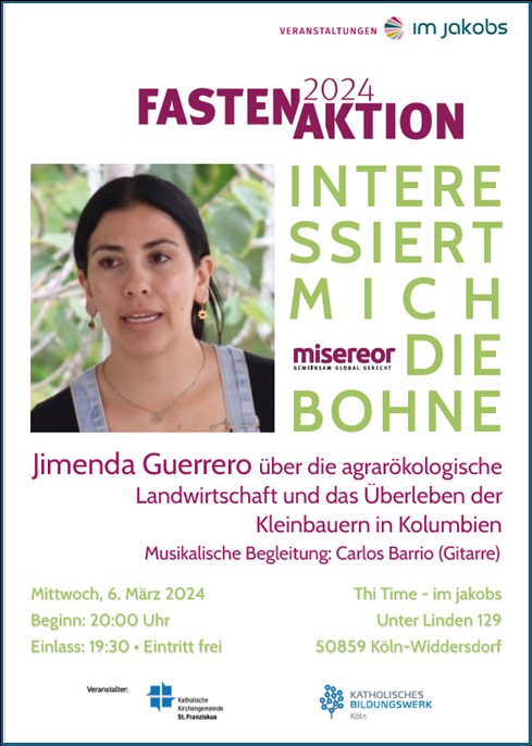 "Interessiert mich die Bohne" - Misereor Fastenaktion 2024