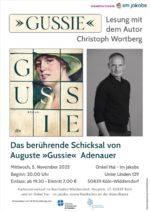 "GUSSIE" Lesung mit dem Autor
