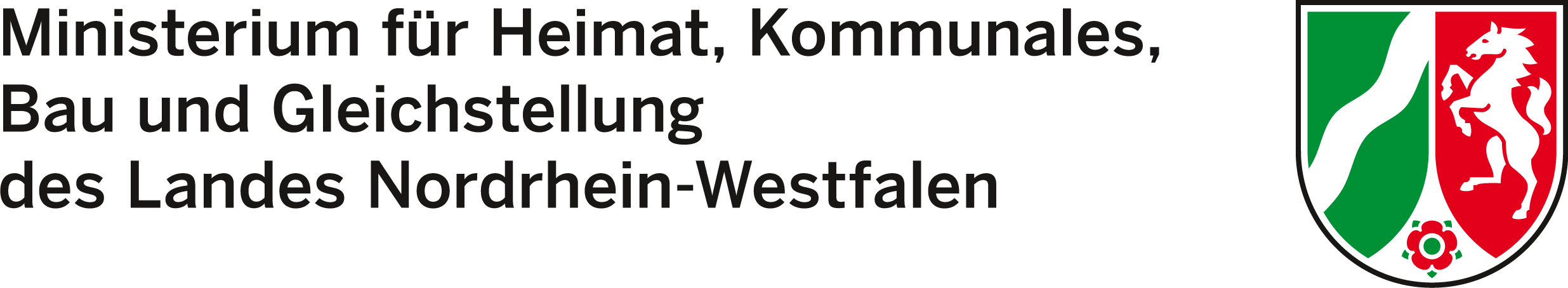 Logo Ministerium Heimat Kommunales Bau Gleichstellung