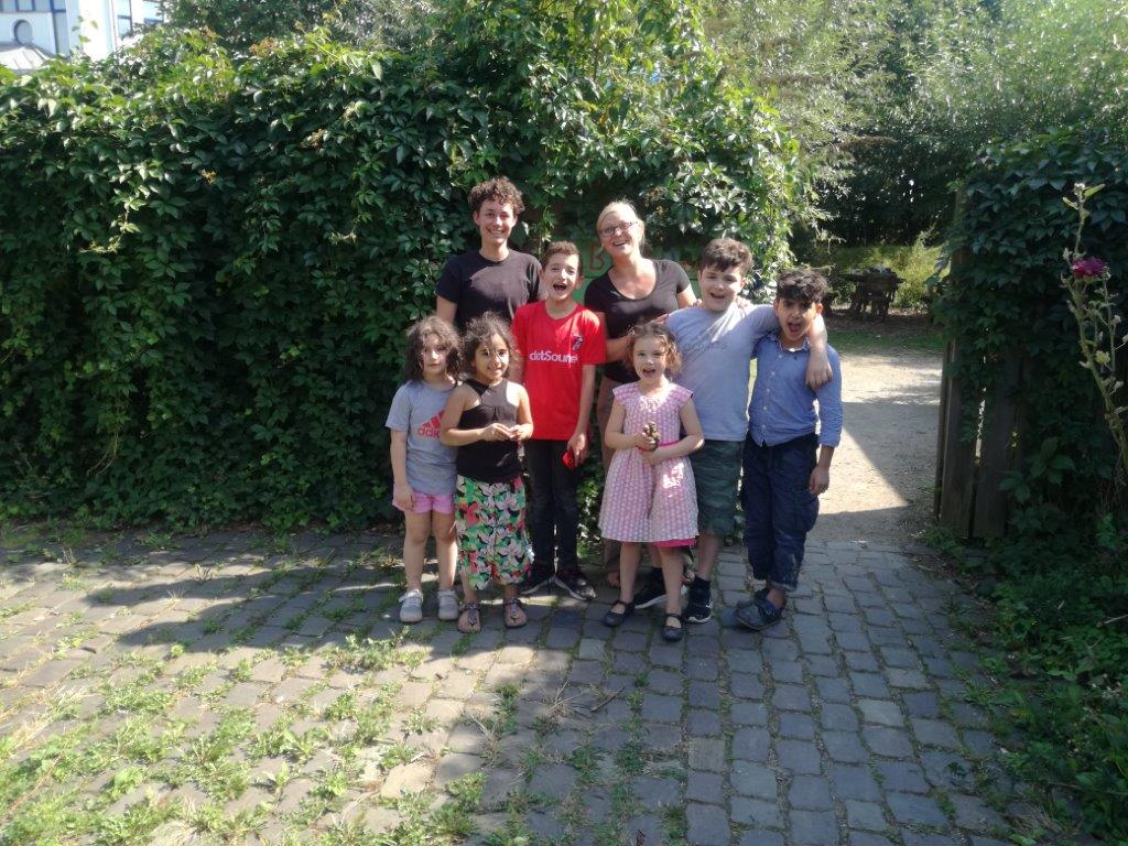 Die Kindergruppe beim Ferienspaß 2019