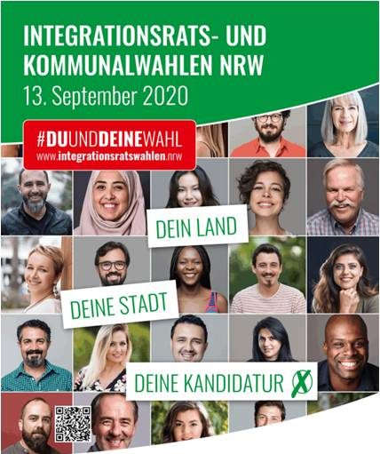 Plakat Wahl Integrationsrat 2020