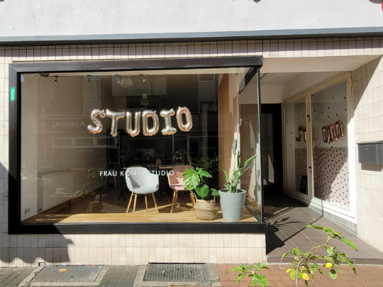 Das Ladenlokal in der Ewaldstraße 22 in Herten wurde an das Frau König Studio vermietet