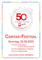 Das "Caritas-Festival" findet am 25.09 in der Innenstadt statt
