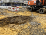 Der Kanalbau am Place d´Arras beginnt