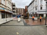 Der Kanalbau "wandert" die Ewaldstraße hoch.