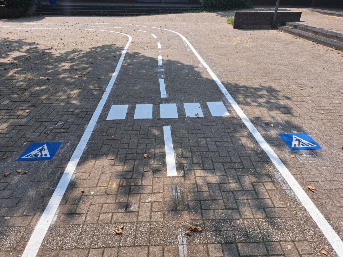 Verkehrsübungsplatz an der Grundschule Herten-Mitte