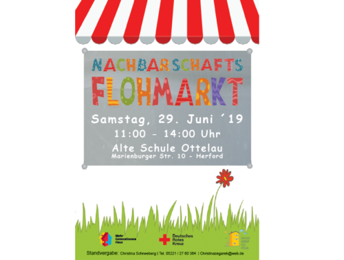 Plakat Flohmarkt Juni 2019