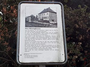 Tafel mit Inschrift