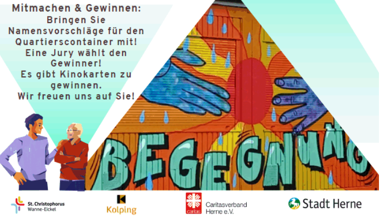 Eröffnung des Quartiercontainers in Wanne